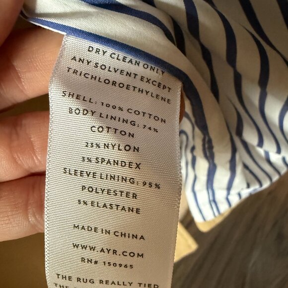 AYR The Espionage Trench Coat Jacket in Size XS Retail: $695 - Picture 9 of 9